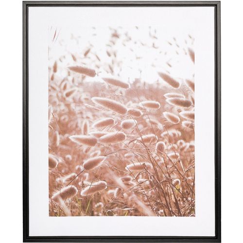 4064118317357 - Bild mit Rahmen CREATIV HOME Leinwandbild Grasblüten bunt (farbe rahmen schwarz farbe bild(er) bunt) B40cm H50cm T25cm Canvas Kunststoff Bilder mit Rahmen