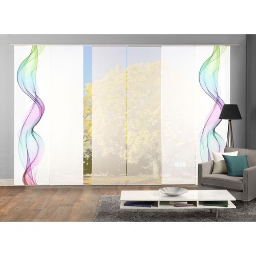 4056751015196 - Schiebegardine HOME WOHNIDEEN ALBERTA bunt B60cm H245cm Polyester Gardinen HxB 245x60 Blickdicht inkl Befestigungszubehör