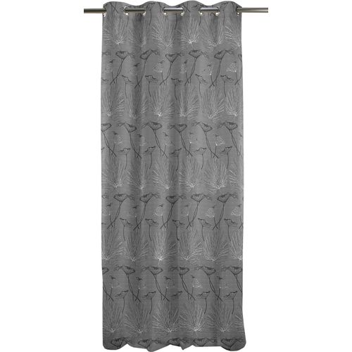 4003440215399 - Vorhang APELT Nora 135X245 Gr 1 grau Gardinen 245cm Ösen 135cm Leinen Polyester Viskose HxB 245x135 Nora Ösenschal mit Metallösen B135cm H245cm