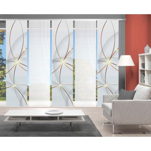 4056751414777 - Schiebegardine VISION S BLINKI rot B60cm H260cm Polyester Gardinen DIGITALDRUCK