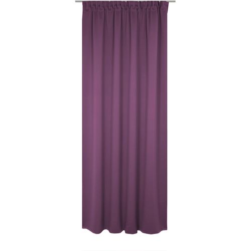 4004567502621 - Vorhang WIRTH Newbury lila (beere) Gardinen 325cm Multifunktionsband 130cm Baumwolle Polyester nach Maß B130cm H325cm