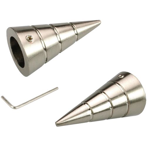 4016318269325 - Gardinenstangen-Endstück Kegel Gardinenstangenendstücke Gr 2 St silberfarben (edelstahlfarben) Gardinenstangen-Endstücke Gardinenstangenendstücke für Gardinenstangen Ø 16 mm 4016318269325 - Gardinenstangen-Endstück Kegel Gardinenstangenendstücke Gr 2 St silberfarben (edelstahlfarben) Gardinenstangen-Endstücke Gardinenstangenendstücke für Gardinenstangen Ø 16 mm
