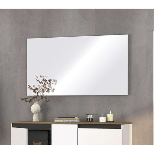 4069745032789 - Garderobenspiegel INOSIGN Mister Spiegel ganzflächig Breite 120 cm weiß B120cm H65cm T2cm FSC-zertifizierter Holzwerkstoff Spiegel Garderobenspiegel Flurspiegel Dielenspiegel Wandspiegel