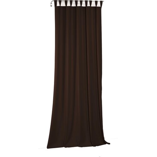 4004567500894 - Vorhang WIRTH Newbury braun Gardinen 215cm Schlaufen 130cm Baumwolle Polyester nach Maß B130cm H215cm 4004567500894 - Vorhang WIRTH Newbury braun Gardinen 215cm Schlaufen 130cm Baumwolle Polyester nach Maß B130cm H215cm