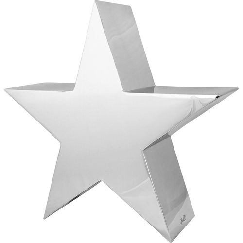 4042911413292 - Dekostern FINK REVA Weihnachtsdeko aus Edelstahl poliert silber (silberfarben) Dekosterne Ø 88cm Edelstahl Weihnachtsstern Tischdeko Outdoorgeeignet T27cm