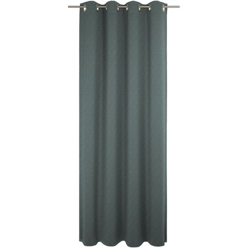 4004567443795 - Vorhang WIRTH Torbole blau (petrol) Gardinen 195cm Ösen 132cm Baumwolle Polyester nach Maß B132cm H195cm 4004567443795 - Vorhang WIRTH Torbole blau (petrol) Gardinen 195cm Ösen 132cm Baumwolle Polyester nach Maß B132cm H195cm