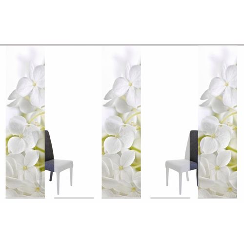 4056751137287 - Schiebegardine HOME WOHNIDEEN PADUA weiß B60cm H245cm Polyester Gardinen HxB 245x60 inkl Befestigungszubehör