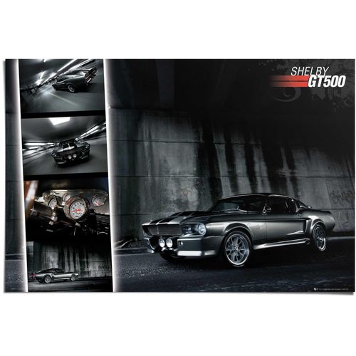 8714597312713 - Poster REINDERS Ford Easton Mustang GT500 schwarz (farbe bild(er) schwarz) B915cm H61cm Papier Bilder
