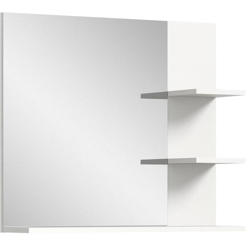 4066432018019 - Spiegel HOME AFFAIRE Landsby Breite 80 cm 3 Ablageböden hochwertiges Spiegelglas weiß B80cm H70cm T20cm Spiegelglas Spiegel Badmöbel Spiegel Wandspiegel Bad Badezimmer