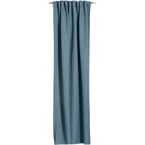 4021626043741 - Vorhang GÖZZE Gigolo - Schlaufenschal mit Multifunktionsband Gardinen Gr 245 cm Multifunktionsband 140 cm blau (aquablau) Schlafzimmergardinen Gardine HxB 245x140 Blackout Vorhang