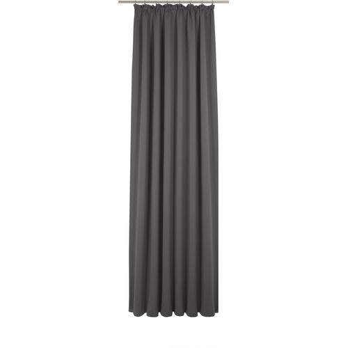4004567508685 - Vorhang WIRTH Newbury Gardinen Gr 175 cm Kräuselband 130 cm grau Kräuselband nach Maß