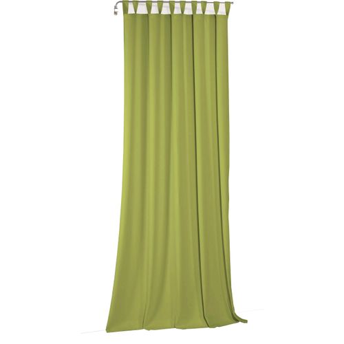 4004567498856 - Vorhang WIRTH Newbury grün Gardinen 355cm Schlaufen 130cm Baumwolle Polyester nach Maß B130cm H355cm 4004567498856 - Vorhang WIRTH Newbury grün Gardinen 355cm Schlaufen 130cm Baumwolle Polyester nach Maß B130cm H355cm