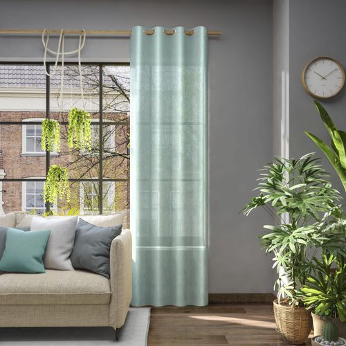 4006470508837 - Vorhang NEUTEX FOR YOU Libre-ECO Gardinen Gr 120 cm Ösen 142 cm grün (salbei) Ösen Nachhaltig Breite 142 cm nach Maß 4006470508837 - Vorhang NEUTEX FOR YOU Libre-ECO Gardinen Gr 120 cm Ösen 142 cm grün (salbei) Ösen Nachhaltig Breite 142 cm nach Maß