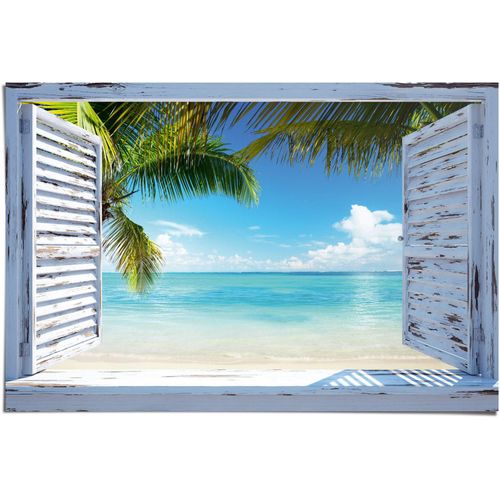 8714597560930 - Poster REINDERS Strandblick blau (farbe bild(er) blau) B915cm H61cm Papier Bilder