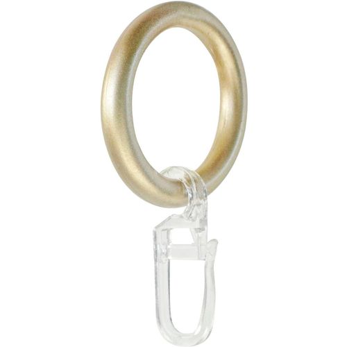 9002777124522 - Gardinenring GARESA Kunststoffring mit Haken Gardinenbefestigungen Gr 20 St goldfarben Gardinenringe für Durchmesser bis 20mm einfache Montage