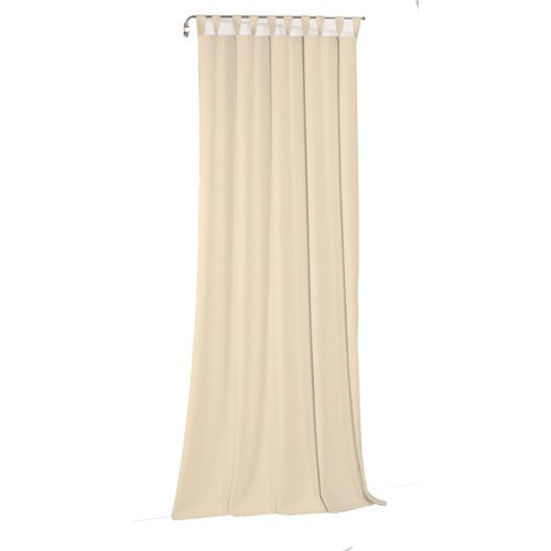 4004567493356 - Vorhang WIRTH Newbury beige Gardinen 255cm Schlaufen 130cm Baumwolle Polyester nach Maß B130cm H255cm