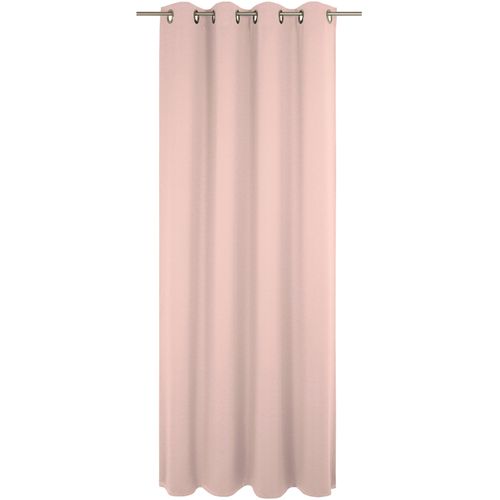 4004567434250 - Vorhang WIRTH Sunday rosa Gardinen 375cm Ösen 142cm Baumwolle Polyester nach Maß B142cm H375cm