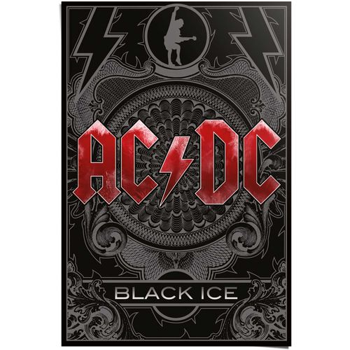 8714597314663 - Poster REINDERS AC DC Black ice schwarz (farbe bild(er) schwarz) B61cm H915cm Papier Bilder