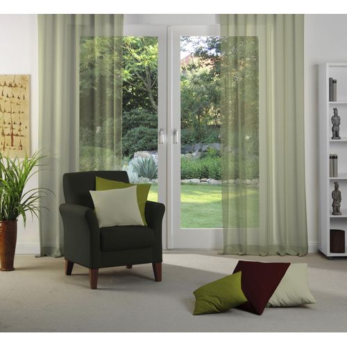 4004567429263 - Vorhang WIRTH Sunday grün (oliv) Gardinen 245cm Kräuselband 142cm Baumwolle Polyester nach Maß B142cm H245cm 4004567429263 - Vorhang WIRTH Sunday grün (oliv) Gardinen 245cm Kräuselband 142cm Baumwolle Polyester nach Maß B142cm H245cm