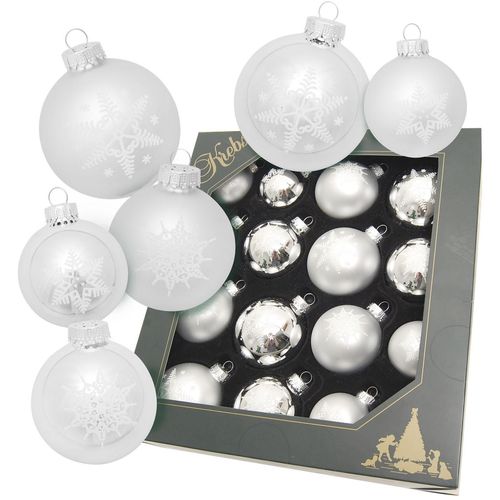 0024762112573 - Weihnachtsbaumkugel KREBS GLAS LAUSCHA Schneeflocke silberfarben silber (silberfarben) Ø7cm Glas Weihnachtsbaumkugeln Weihnachtsdeko Christbaumschmuck Christbaumkugeln aus Glas 0024762112573 - Weihnachtsbaumkugel KREBS GLAS LAUSCHA Schneeflocke silberfarben silber (silberfarben) Ø7cm Glas Weihnachtsbaumkugeln Weihnachtsdeko Christbaumschmuck Christbaumkugeln aus Glas