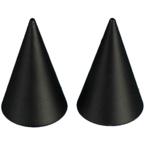 4016318276811 - Gardinenstangen-Endstück Cone Gr 1 schwarz H25cm L4cm Ø16cm Gardinenstangenendstücke für Gardinenstangen Ø 16 mm