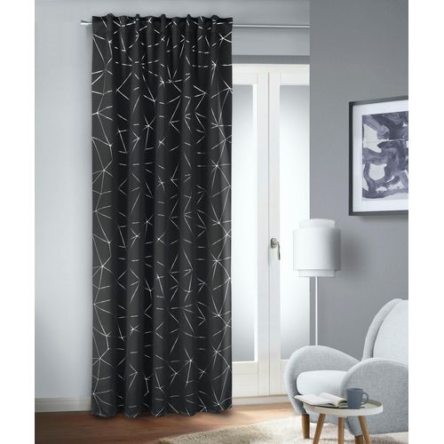 4005241795049 - Vorhang Jorvin Gr 1 schwarz B135cm H245cm Polyester Gardinen Fertigschal