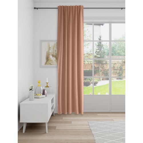 4043343677474 - Vorhang Kalin Gr 1 rot (apricot) B140cm H245cm Obermaterial 100% Polyester Gardinen Fertigschal