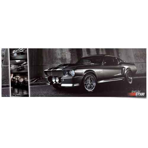 8714597320244 - Poster REINDERS Ford Easton Mustang GT500 schwarz (farbe bild(er) schwarz) B158cm H53cm Papier Bilder
