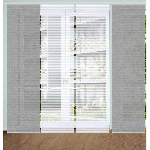 4056751444347 - Schiebegardine HOME IN GREEN ESTRA Gr 1 grau B60cm H245cm Polyester Gardinen SET DIGITALDRUCKBAMBUSOPTIK RECYCELT 4056751444347 - Schiebegardine HOME IN GREEN ESTRA Gr 1 grau B60cm H245cm Polyester Gardinen SET DIGITALDRUCKBAMBUSOPTIK RECYCELT