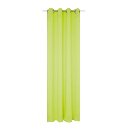 4004567416744 - Vorhang WIRTH Dim out grün (limone) Gardinen 145cm Ösen 142cm Polyester nach Maß B142cm H145cm 4004567416744 - Vorhang WIRTH Dim out grün (limone) Gardinen 145cm Ösen 142cm Polyester nach Maß B142cm H145cm