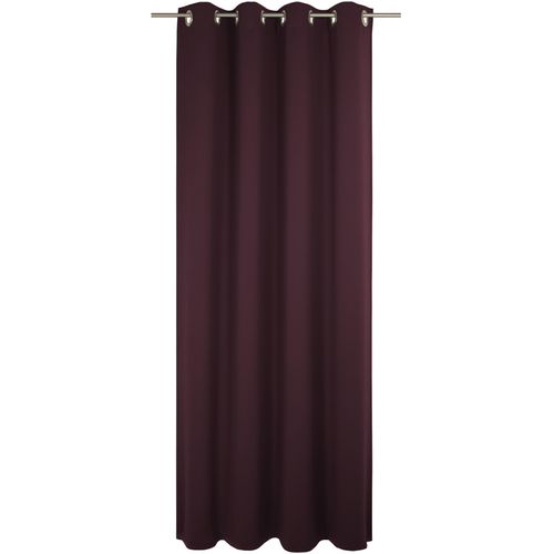 4004567503994 - Vorhang WIRTH Newbury lila (aubergine) Gardinen 345cm Ösen 130cm Baumwolle Polyester nach Maß B130cm H345cm