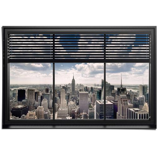 8714597347234 - Poster REINDERS New York Fensterblick bunt (farbe bild(er) mehrfarbig) B915cm H61cm Papier Bilder