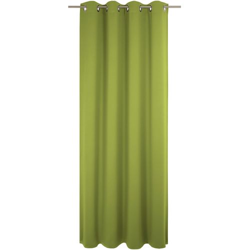 4004567498542 - Vorhang WIRTH Newbury grün Gardinen 315cm Ösen 130cm Baumwolle Polyester nach Maß B130cm H315cm