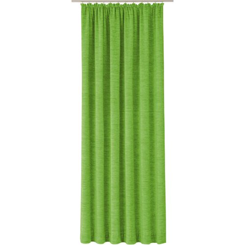 4004567380625 - Vorhang WIRTH Trondheim 328 g m² grün (apfelgrün) B132cm H205cm Chenille Produkt erfüllt die Vorgaben zum Brennverhalten für Frankreich Polyacryl Gardinen nach Maß