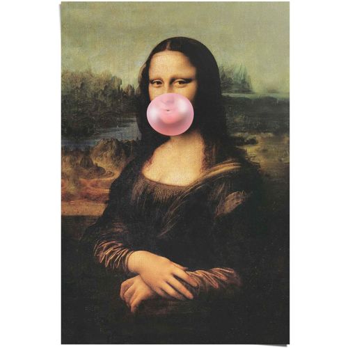 8714597610888 - Poster REINDERS Leonardo Da Vinci Kaugummi bunt (farbe bild(er) mehrfarbig) B61cm H915cm Papier Bilder
