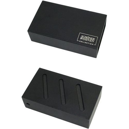 4003018379331 - Gardinenstangen-Endstück SCHÖNER WOHNEN LAMINAT Endstück Struktur Gardinenstangenendstücke Gr 2 St schwarz (schwarz matt) Gardinenstangen-Endstücke Serie Einzelprogramm Matteo rechteckig 4003018379331 - Gardinenstangen-Endstück SCHÖNER WOHNEN LAMINAT Endstück Struktur Gardinenstangenendstücke Gr 2 St schwarz (schwarz matt) Gardinenstangen-Endstücke Serie Einzelprogramm Matteo rechteckig