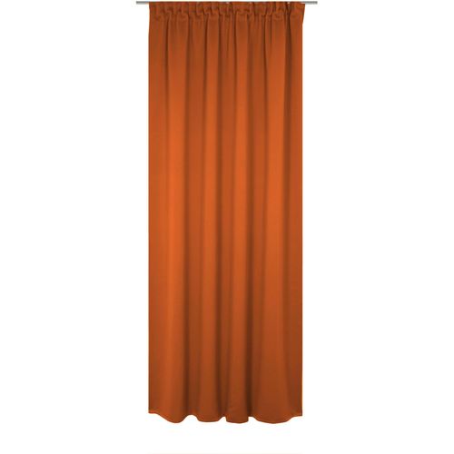 4004567499211 - Vorhang WIRTH Newbury orange (terra) Gardinen 175cm Multifunktionsband 130cm Baumwolle Polyester nach Maß B130cm H175cm