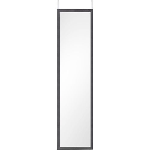 4251820306216 - Dekospiegel MIRRORS AND MORE RIA Spiegel Gr B H T 30 cm x 120 cm x 15 cm uni schwarz Dekospiegel Wandspiegel mit Türaufhängung