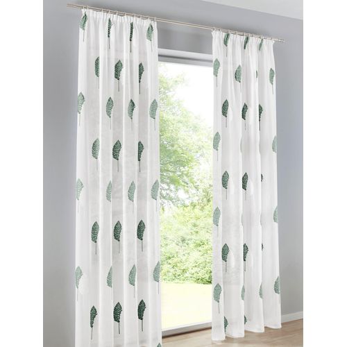 6941446672731 - Gardine HEINE HOME Gr 2 grün (salbei) B140cm H175cm Polyester Gardinen 6941446672731 - Gardine HEINE HOME Gr 2 grün (salbei) B140cm H175cm Polyester Gardinen