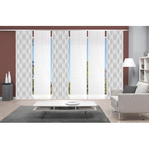 4056751415958 - Schiebegardine VISION S VOLARE grau B60cm H260cm Polyester Gardinen DIGITALDRUCK 4056751415958 - Schiebegardine VISION S VOLARE grau B60cm H260cm Polyester Gardinen DIGITALDRUCK