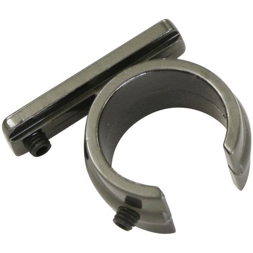 4003018325963 - Verbinder Ring-Adapter für Universalträger grau (titansilberfarben) B2cm L4cm Gardinenstangenhalterungen Serie Einzelprogramm Chicago Ø 20 mm