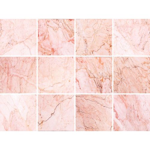 4049009361541 - Fliesenaufkleber QUEENCE Marmor rosa B15cm H15cm T01cm Fliesenaufkleber Stickerfliesen selbstklebend Sticker 12er Set