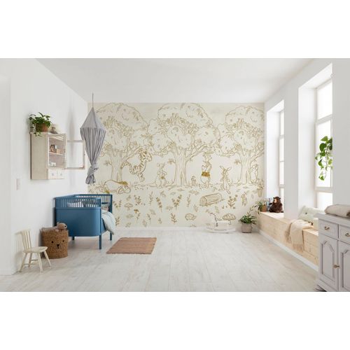 4055065411212 - Fototapete KOMAR Digitaldruck Vlies - Winnie the Pooh Outdoors - Größe 400 x 250 cm bunt (bunt dimensionsstabil formstabil geruchsneutral) Rollen Vlies Tapeten Kinderzimmer