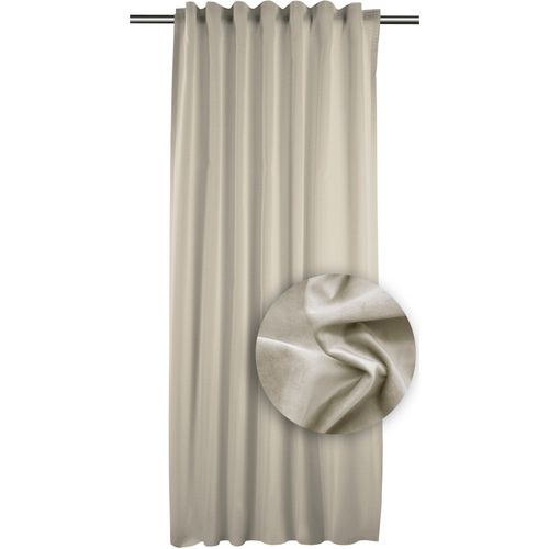 4003440244740 - Vorhang APELT Castello Gardinen Gr 245 cm Multifunktionsband 134 cm grau (taupe) Gardine Esszimmergardinen Thermo Vorhang Uni Samt 4003440244740 - Vorhang APELT Castello Gardinen Gr 245 cm Multifunktionsband 134 cm grau (taupe) Gardine Esszimmergardinen Thermo Vorhang Uni Samt