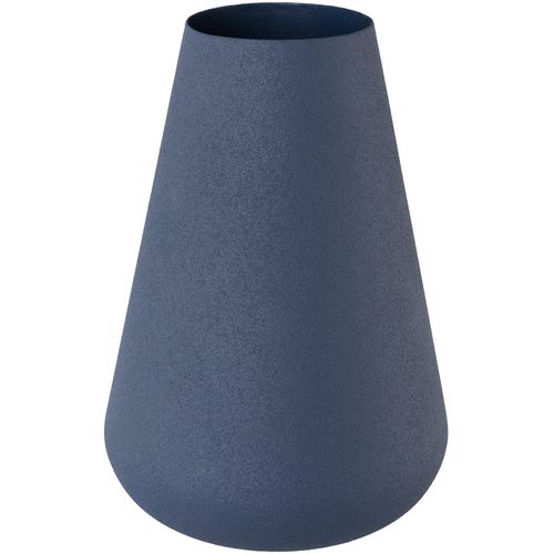 4064118963882 - Tischvase ANDAS Nilsby blau (dunkelblau) H18cm Ø13cm Aluminium Vasen Dekovase aus Aluminium Höhe ca 18 cm