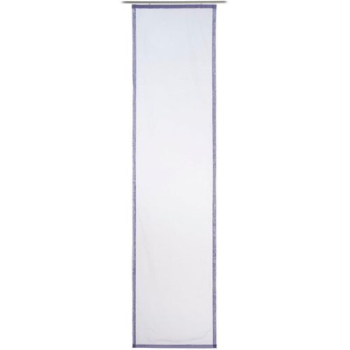 4021626244711 - Schiebegardine GÖZZE Sambia Schiebevorhang Gr 1 lila B60cm H245cm Voile Polyester Gardinen HxB 245x60 Voilé Uni inklusive Montagezubehör