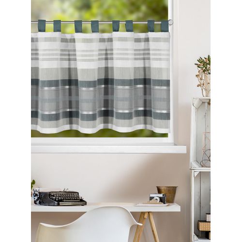 4005241707257 - Panneaux Sascha Gr 1 blau B140cm H45cm Polyester Gardinen Fertigschal
