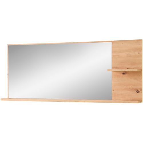 4250314564125 - Garderobenspiegel INNOSTYLE BARI Wandspiegel grün (schilfgrün artisan eiche nachbildung) B148cm H60cm T17cm Holzwerkstoff Mitteldichte Faserplatte (MDF) glasspiegel Spiegel Spiegelfläche 148 x 60 cm 2 Ablageböden 4250314564125 - Garderobenspiegel INNOSTYLE BARI Wandspiegel grün (schilfgrün artisan eiche nachbildung) B148cm H60cm T17cm Holzwerkstoff Mitteldichte Faserplatte (MDF) glasspiegel Spiegel Spiegelfläche 148 x 60 cm 2 Ablageböden