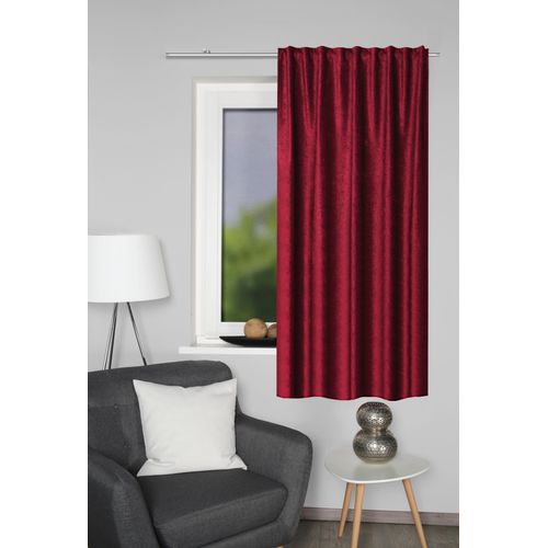 4056751485487 - Vorhang HOME WOHNIDEEN THERMOCHENILLE Gr 1 rot (bordeaux) B135cm H145cm Polyester Gardinen Thermochenille THERMO Uni