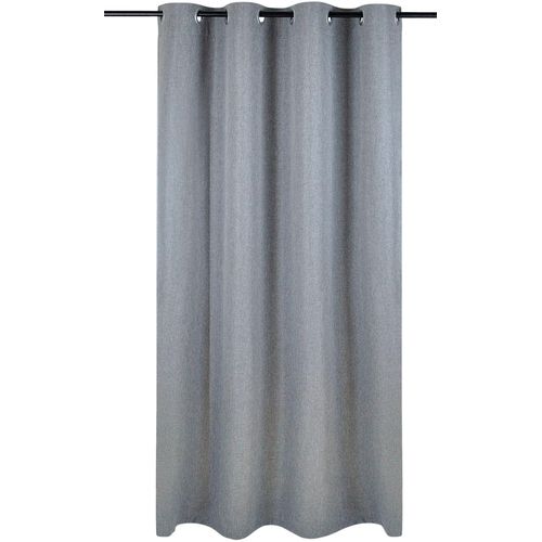 4016478991050 - Vorhang KUTTI Dimout Gardinen Gr 145 cm Ösen 140 cm grau Landhaus Gardinen blickdicht Verdunkelung Thermo isolierend einfarbig Bestseller